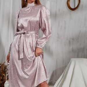 Elegant satin dress